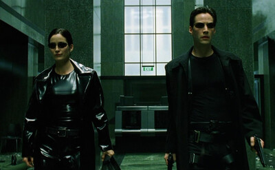 A picture from the movie Matrix.