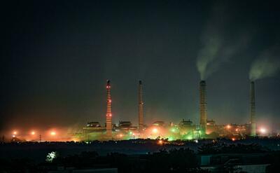 Picture of Thermal Power Plant situated in India.