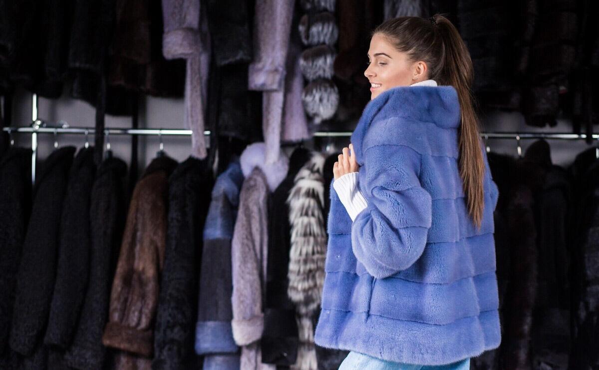 Woman in a fur coat